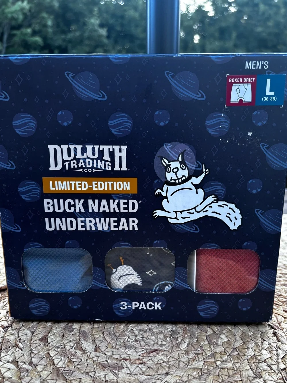 Duluth Trading Company Limited-Edition Buck Naked Underwear 3 Pack Men’s Size L